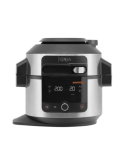 Ninja Foodi MAX Olla eléctrica multifunción con SmartLid, 7,5 l, 12  funciones de cocción en 1, Olla a presión, Freír con aire, Cocción lenta y  más, acero inoxidable, OL650EU : : Hogar y cocina