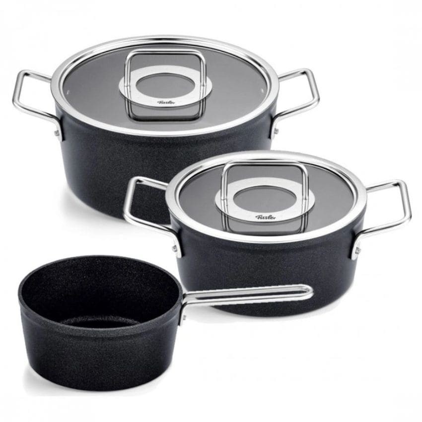 Adamant® Set de 3 Ollas con Tapa de Cristal | Fissler Fissler 299