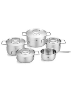 Pure Profi Batería 5 piezas Tapa Acero Fissler Fissler 398.970001