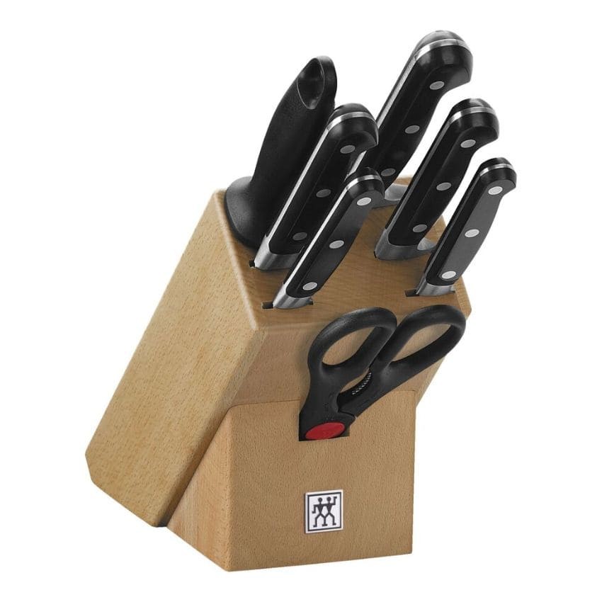 Juego de cuchillos con taco 7 piezas Zwilling Professional S Zwilling 343.2