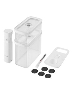 Set de iniciación CUBE, M / 5 pzs, transparente-blanco Zwilling Zwilling 80