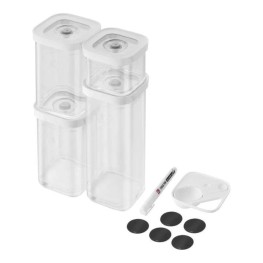 Set CUBE, S / 6-pzs, transparente-blanco Zwilling Zwilling 48