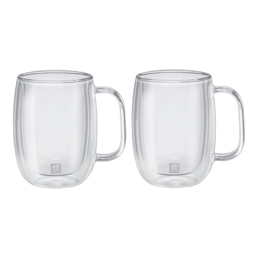 Juego de Vasos de Café, 350 ml, 2 piezas, Cristal de Borosilicato -Zwilling Sorrento Plus Zwilling 27.950001