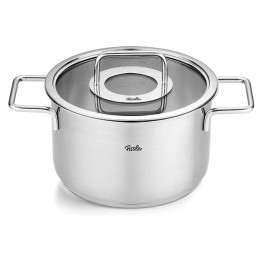 Pure Profi® batería de cocina  4 Piezas con Tapa de Cristal Fissler Fissler 0