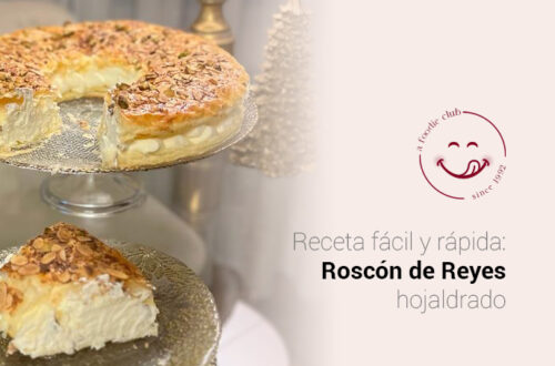 roscón de reyes hojaldrado