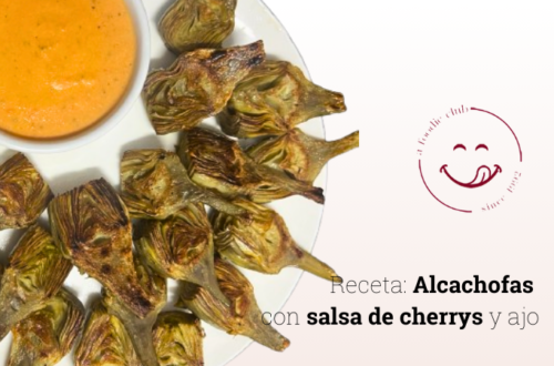 Alcachofas con salsa