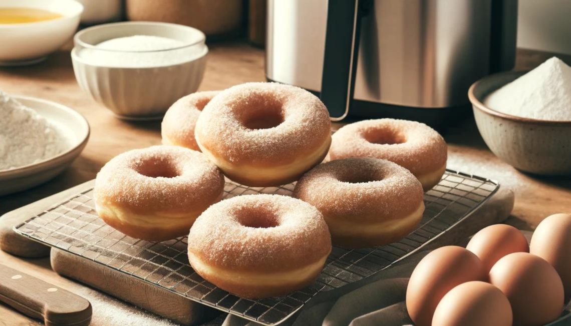 donuts en freidora de aire