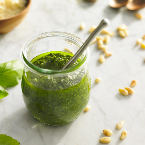 pesto casero verde