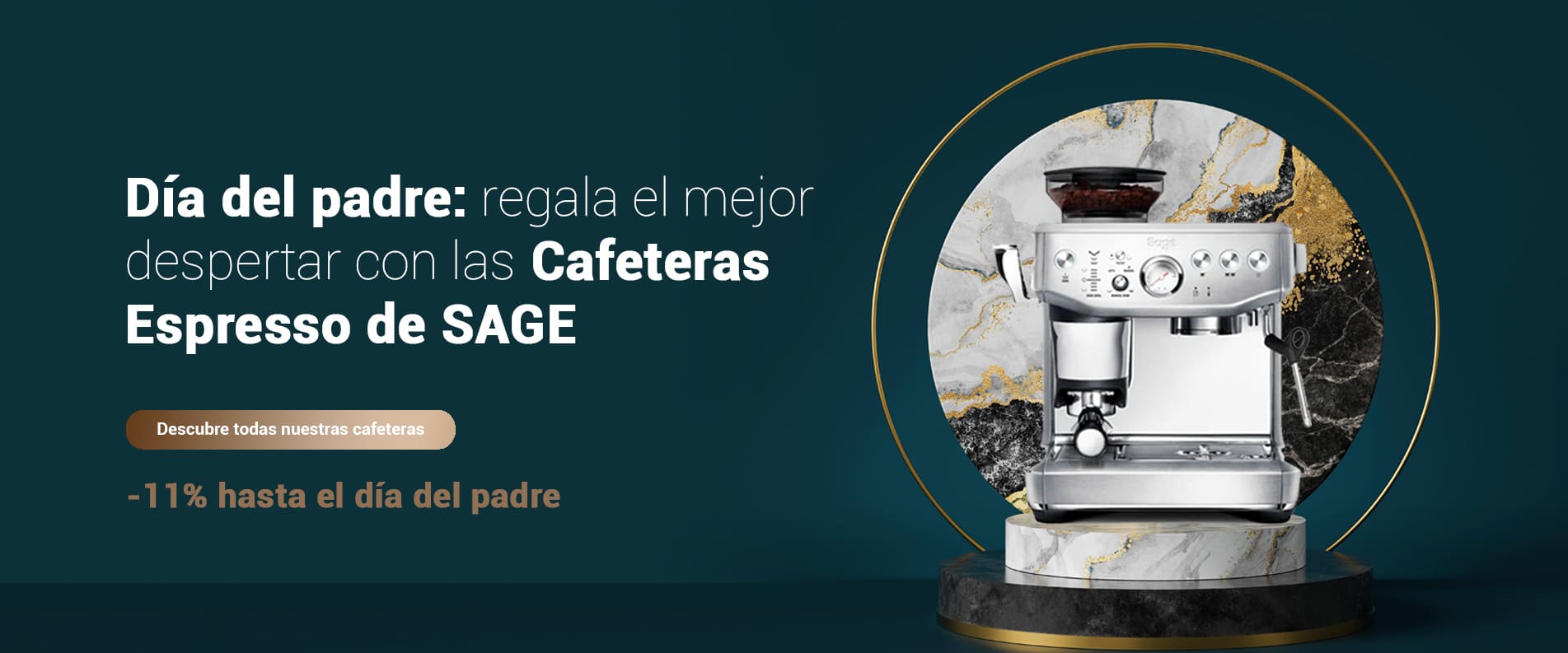 Cafetera Espresso SAGE the Barista Express Impress